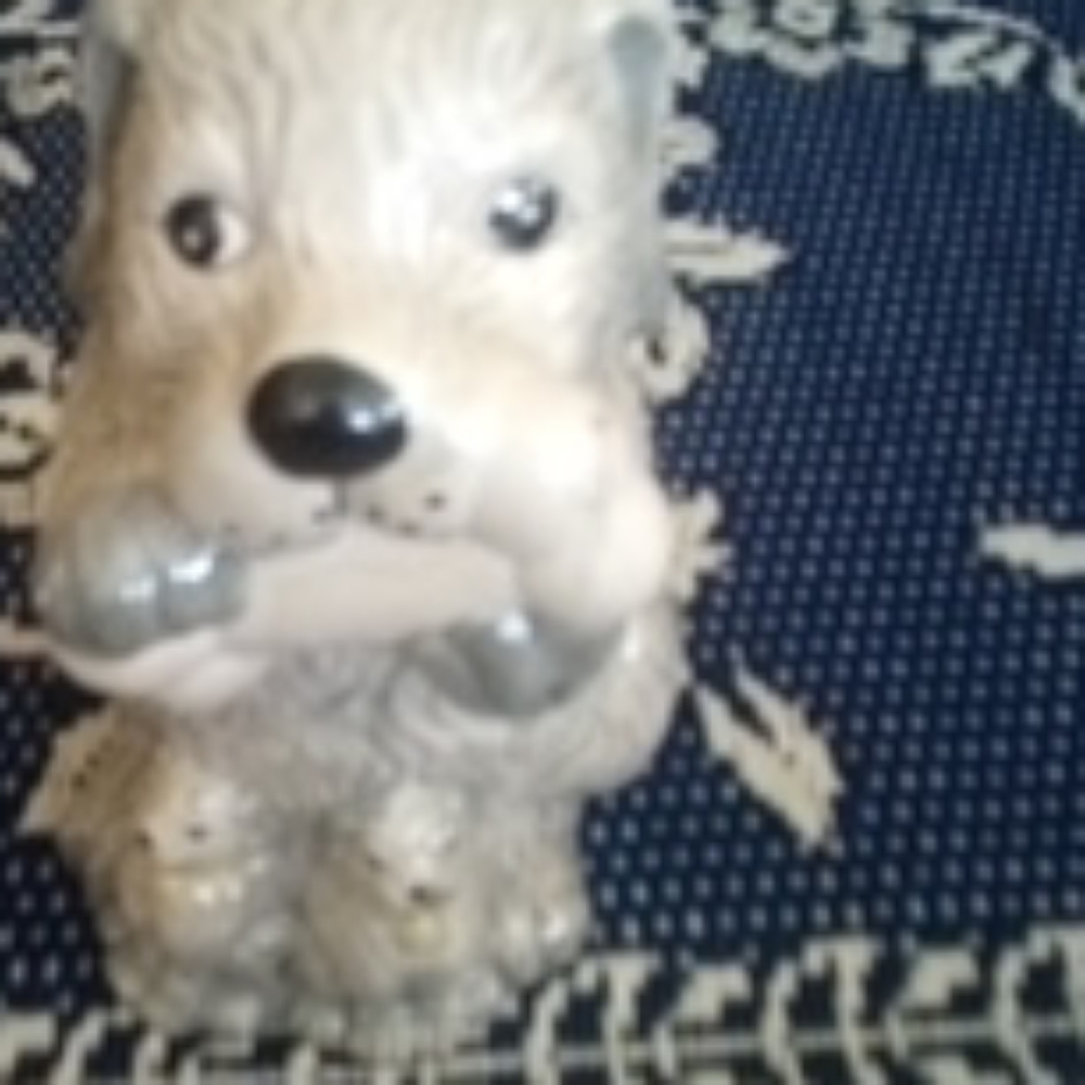 Glass dog